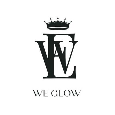 Trademark we glow + Logo