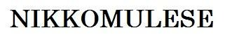 Trademark NIKKOMULESE