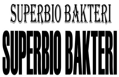 Trademark SUPERBIO BAKTERI