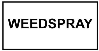 Trademark WEEDSPRAY