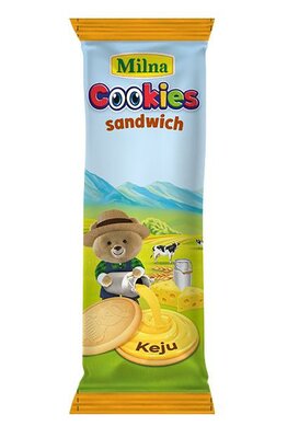 Trademark Milna Cookies Sandwich Keju + Logo