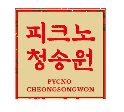 Trademark PYCNO CHEONGSONGWON, Karakter huruf Korea PYCNO CHEONGSONGWON