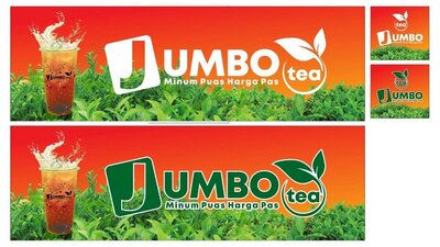 Trademark Jumbo Tea Minum Puas Harga Pas + Logo