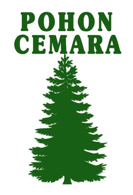 Trademark POHON CEMARA + Lukisan