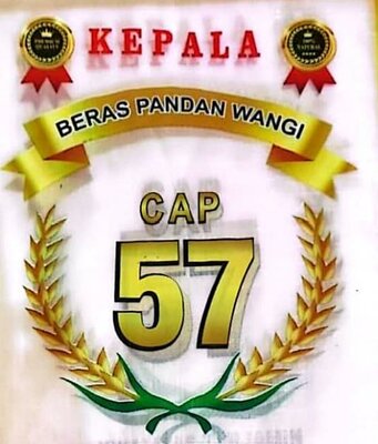 Trademark BERAS KEPALA PANDAN WANGI CAP 57