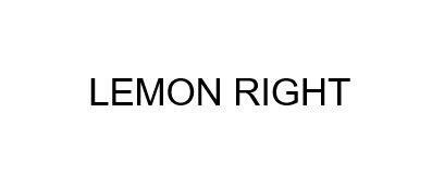 Trademark LEMON RIGHT