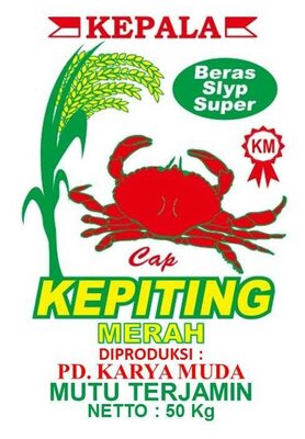 Trademark KEPALA Beras Slyp Super Cap KEPITING MERAH DIPRODUKSI: PD. KARYA MUDA