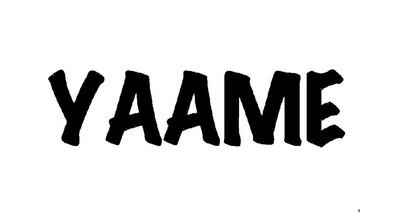 Trademark YAAME + LOGO