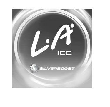 Trademark L.A. ICE SILVER BOOST & Logo