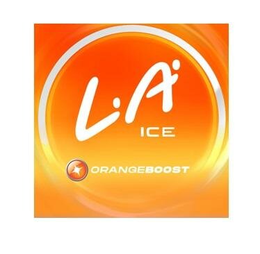 Trademark L.A. ICE ORANGE BOOST & Logo