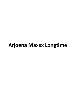 Trademark Arjoena Maxxx Longtime