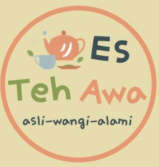 Trademark Es teh Awa asli-wangi-alami + Gambar/Logo