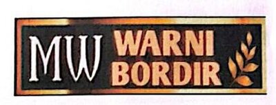 Trademark MW WARNI BORDIR + Logo