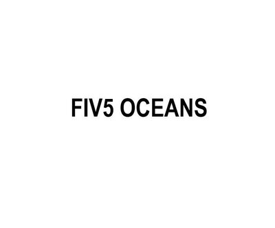 Trademark FIV5 OCEANS