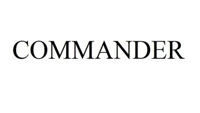 Trademark COMMANDER