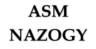 Trademark ASM NAZOGY