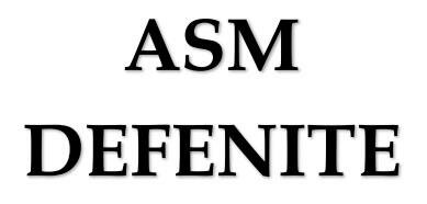 Trademark ASM DEFENITE