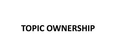 Trademark Topic Ownership