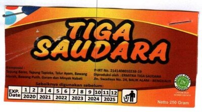 Trademark TIGA SAUDARA