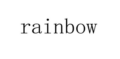 Trademark rainbow