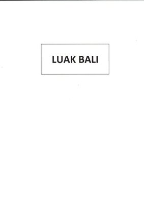 Trademark LUAK BALI