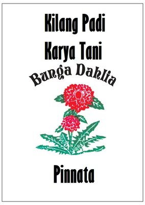 Trademark KILANG PADI KARYA TANI BUNGA DAHLIA PINNATA DAN LOGO