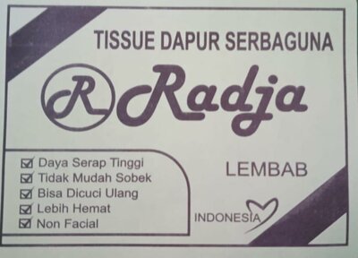 Trademark Tissue Dapur Serbaguna Radja