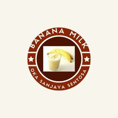 Trademark Banana Milk Oka Sanjaya Sentosa + Gambar/Logo