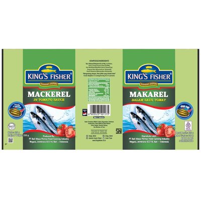 Trademark KING'S FISHER ( MACKEREL IN TOMATO SAUCE )