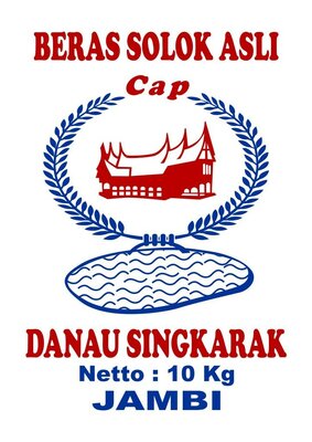 Trademark Beras Solok Asli Cap Danau Singkarak