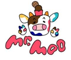 Trademark Mr. Moo + Lukisan