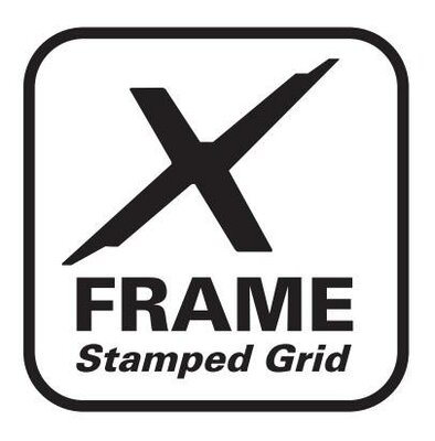 Trademark X FRAME Stamped Grid Logo