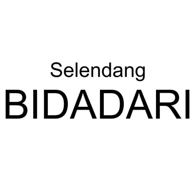 Trademark Selendang BIDADARI