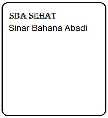 Trademark SBA SEHAT Sinar Bahana Abadi + Logo