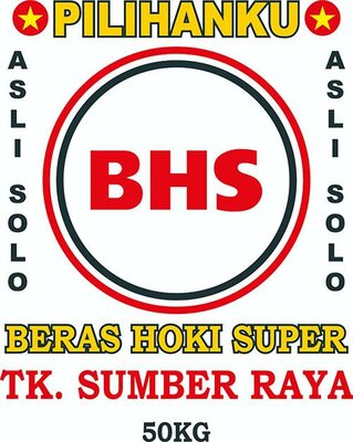 Trademark BHS BERAS HOKI SUPER TK.SUMBER RAYA