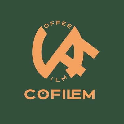 Trademark COFILEM + Logo bundar dengan unsur COFFEE dan FILM