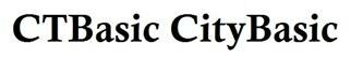 Trademark CTBasic CityBasic