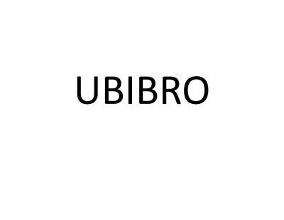 Trademark UBIBRO