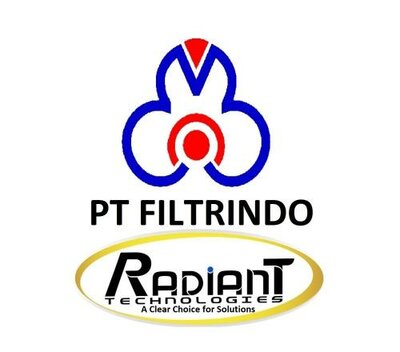 Trademark PT FILTRINDO RADIANT TECHNOLOGIES A CLEAR CHOICE FOR SOLUTIONS + LOGO