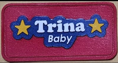 Trademark Trina Baby + Lukisan Bintang