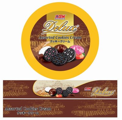 Trademark DELUX ASSORTED CREAM COOKIES