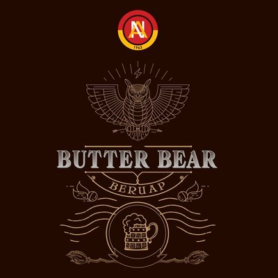 Trademark AN + BUTTER BEAR + BERUAP + LUKISAN