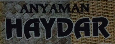 Trademark ANYAMAN HAYDAR