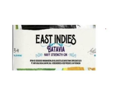 Trademark EAST INDIES BATAVIA NAVY STRENGTH GIN & Logo