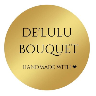 Trademark DE'LULU BOUQUET HANDMADE WITH + LOGO HATI