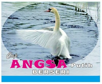 Trademark Cap Angsa Putih Berseri