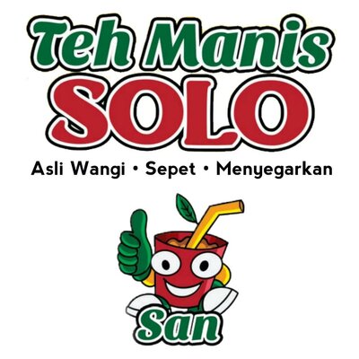 Trademark Teh Manis Solo Asli Wangi . Sepet . Menyegarkan - San