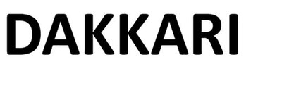 Trademark DAKKARI