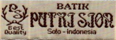 Trademark BATIK PUTRI SION Solo - Indonesia