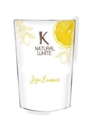 Trademark K NATURAL WHITE + Kemasan JEJU LEMON